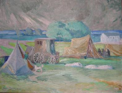 183_Cygański Obóz II_1948