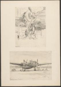 Szkicownik wojenny Anglia Samoloty 1942