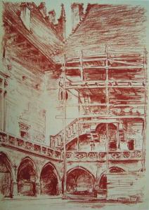 Remont Colegium Novum sepia
