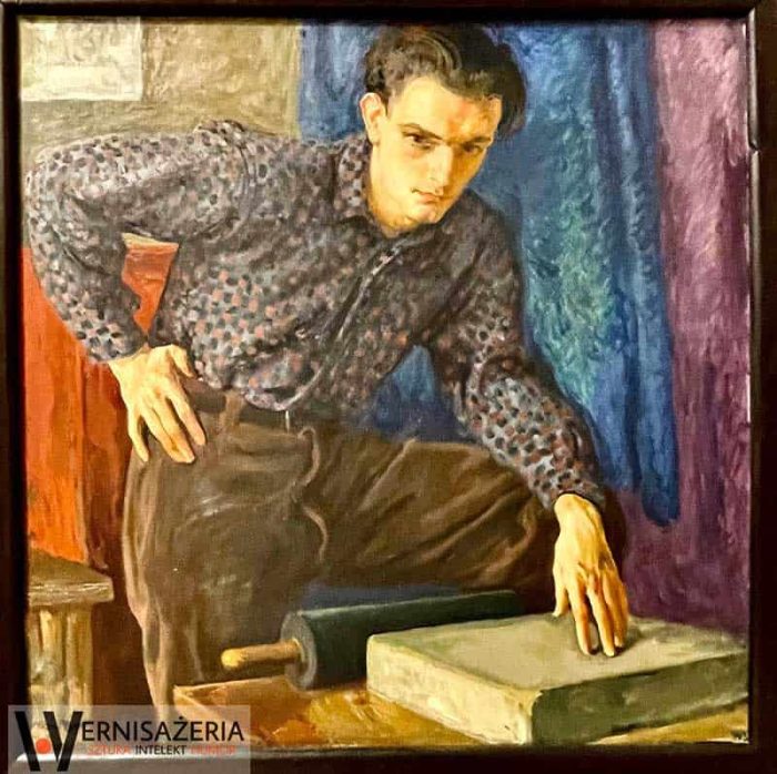 Litograf - portret syna Franciszka