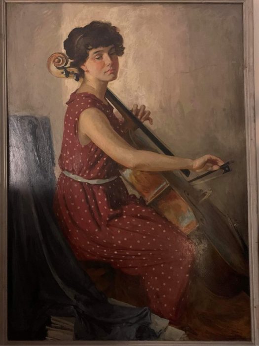 Wiolonczela - portret siostrzenicy Zofii