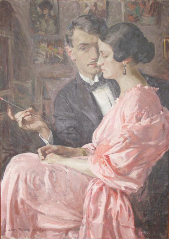 Autoportret z Żoną (1923/24)